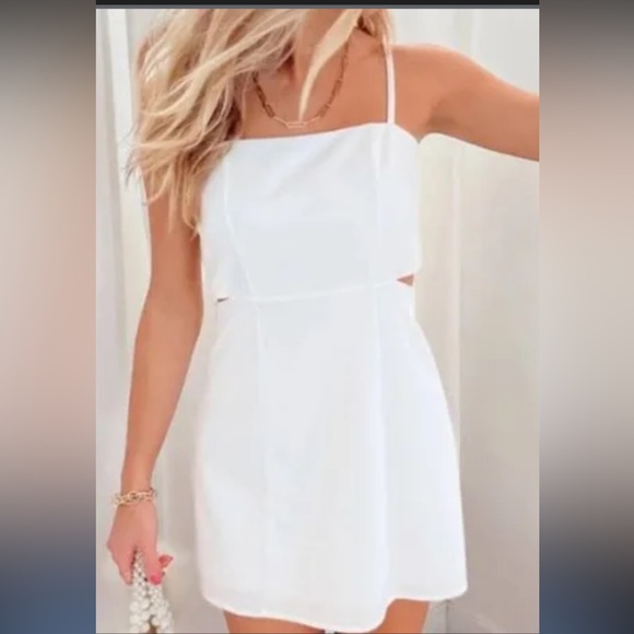 Show Me Your MuMu Dresses & Skirts - Elegant White Sleeveless Dress